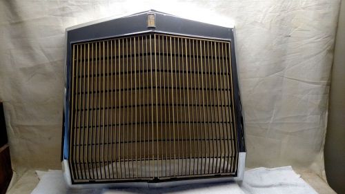 Oem 1978 1979 lincoln mark v diamond jubilee/collector series gold grille chrome