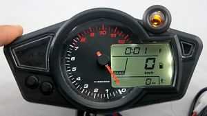 Latest lcd digital odometer speedometer tachometer motorcycle 12000rpm