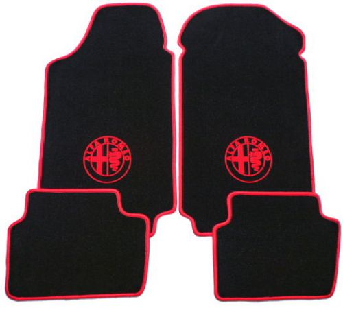 Black red vel. mat set alfa alfetta gtv 2000 gtv6