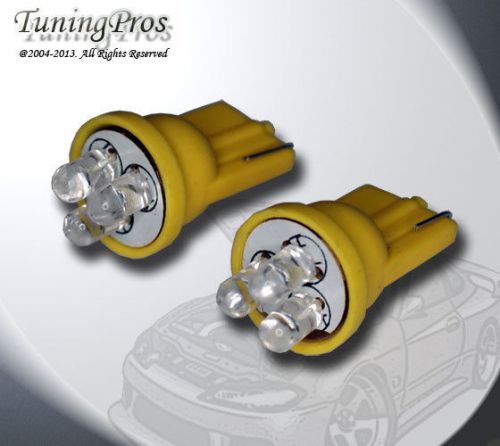 Map light t10 wedge 3 yellow led light bulbs (set of 2, 1 pair) 175 2886x 3652