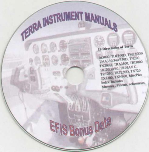 Terra instrument manuals &amp; data package