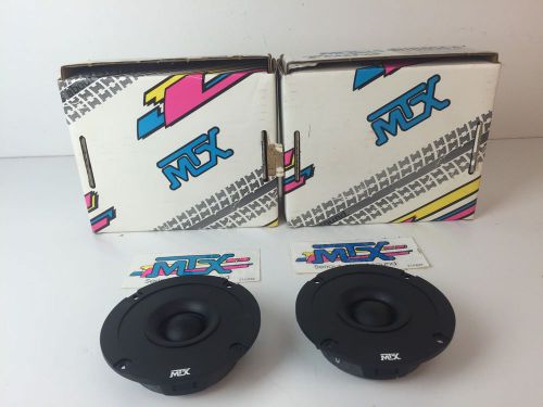 Vintage pair of mtx 1&#034; speaker new in box with stickers 1hb804-4 1&#034; tweeter