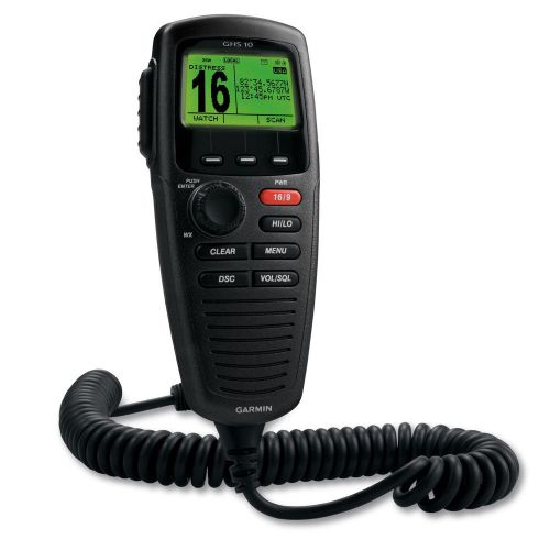 Garmin ghs™ 10 wired vhf handset - black model# 010-11187-10