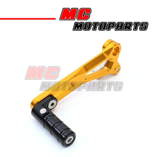 Gold cnc billet folding toe gear shifter lever for kawasaki z800 12 13 14 15