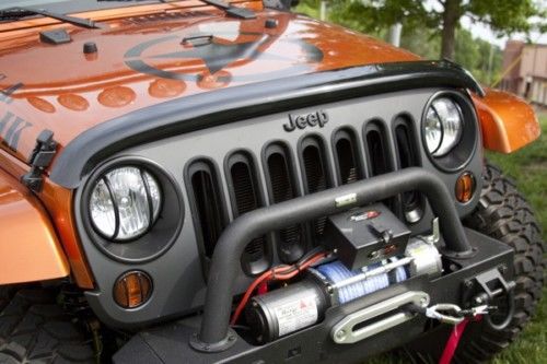 2007-16 jeep wrangler jk bug/stone deflector, rugged ridge, 11350.02