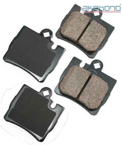 Akebono eur848 brake pad or shoe, rear-euro ultra premium ceramic pads