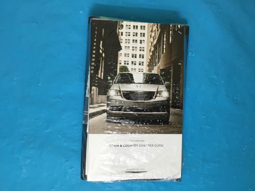 2016 chrysler town &amp; country  owners manual with cd  in excelent condition