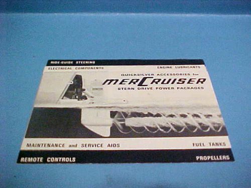 1962 quicksilver accessories for mercruiser stern drive power package guide