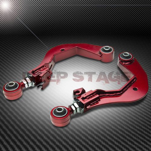 Adjustable rear upper camber arm kit 03-13 vw golf mk5/mk6/gti/audi a3 8p red