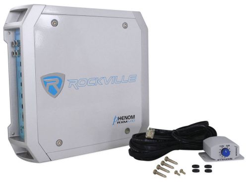 Rockville rxm-m10 1200 watt/600w rms marine/boat mono 1 ohm amplifier amp new