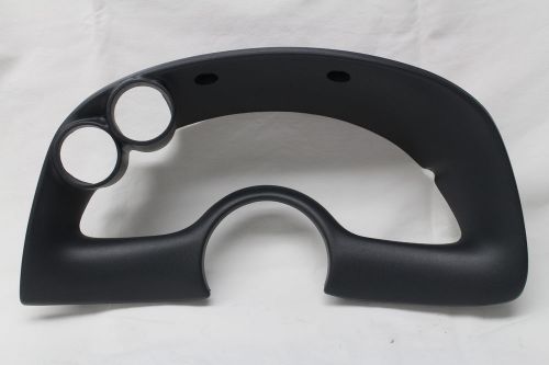 1997-1999 camaro 2-1/16&#034; dual gauge dash cluster bezel graphite gray