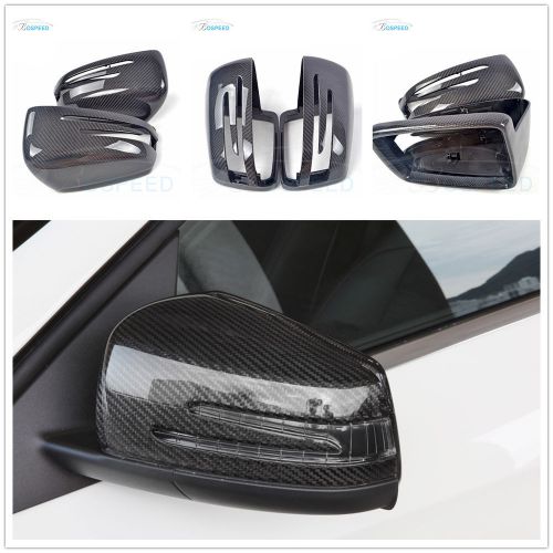 Carbon fiber replacement mirror cover for benz w176 w246 w204 w207 w212 w221