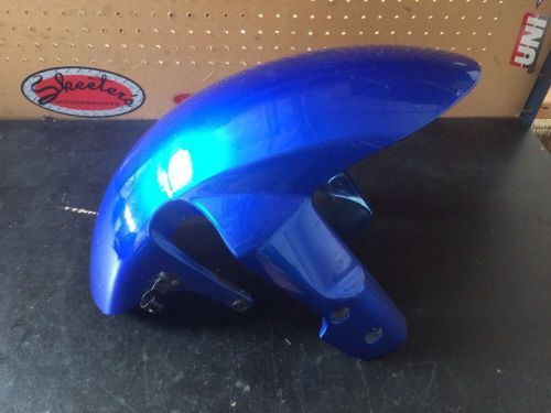 08 09 600-750 gsxr front fender blue