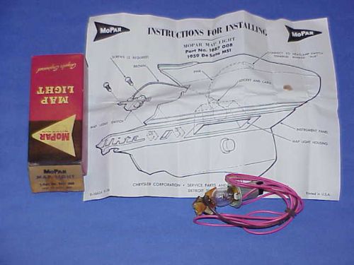 1959 desoto firesweep, ms1, map lamp package nos mopar #1887008