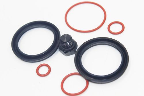 Fuel filter base seal kit for 6.6l chevy duramax engines with relief screw black