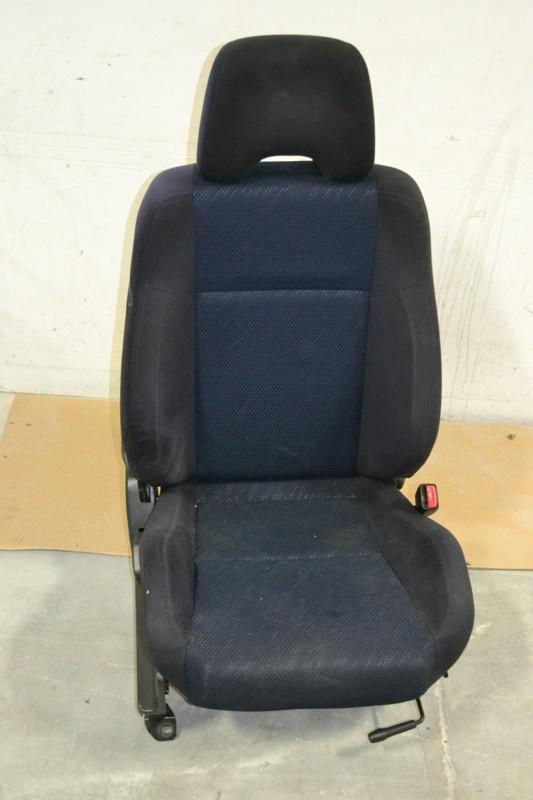 02 03 subaru impreza wrx passenger front seat factory cloth rh right oem  cloth