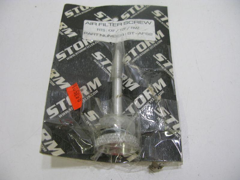 Suzuki, yamaha, kawasaki, rmz kxf yzf air filter screw filter cage