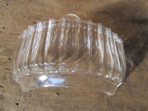 Nos signal-stat 24-108 half-round clear plastic marker light lamp lens olds?