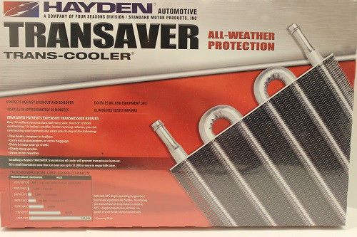 Hayden transmission cooler w/install kit (oc-1403) medium duty