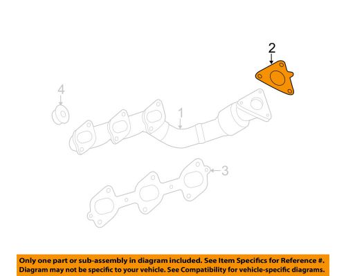 Chrysler oem manifold-exhaust-exhaust manifold upper seal 68086657aa