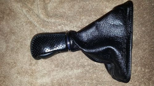 2006 - 2009 infiniti m35 m45 shift knob w/boot stitched black leather automatic