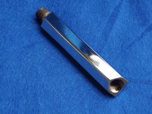 Chrome oem 79-89 mustang lx gt ssp saleen oil sender extension, 5.0