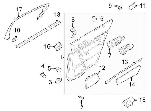 Ford oem speaker cover da5z18978ca image 12