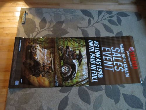 Nos oem yamaha sxs sales event tall banner poster vinyl dealer