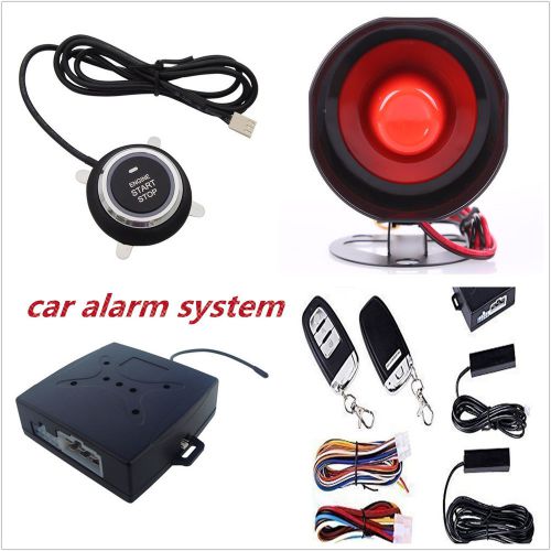 Find Smart Passive Keyless Entry Car Alarm System W Push Button &Remote