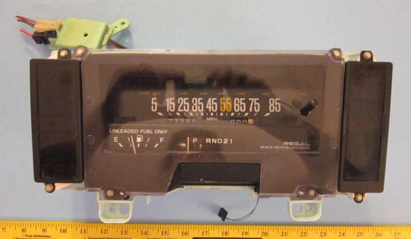 1981 - 1987 buick regal limited factory stock dash 