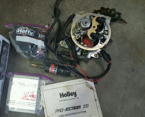 Holley pro- jection 2d system  universal fuel injection kit 350 v8 360 v8