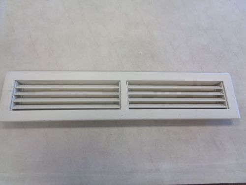 Air vent cover off white wood 25 5/8&#034; x 5 5/8&#034; marine boat