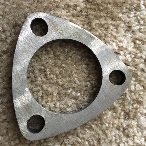 Blox 2.5&#034;  3 hole flange 1/2&#034; mild steel header catalytic exhaust