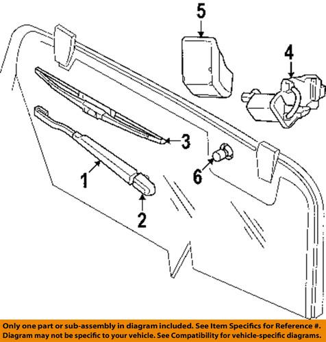 Jeep oem 68002490ab windshield wiper blade/wiper blade