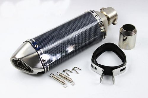 51mm stainless steel tip motorcycle exhaust muffler silencer slip on w/db killer