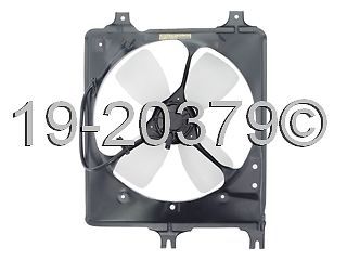 Brand new radiator or condenser cooling fan assembly fits mazda 626 &amp; mx6