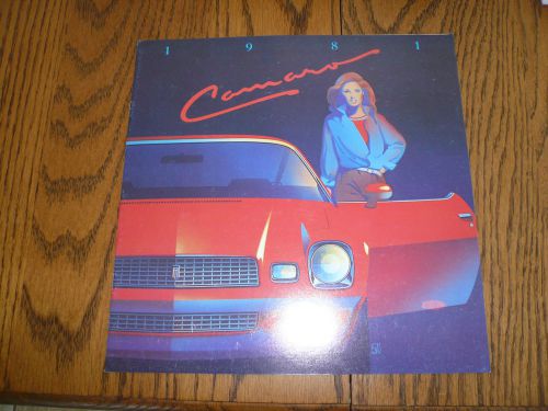 1981 chevrolet camaro sales brochure - buy 1 receive 2