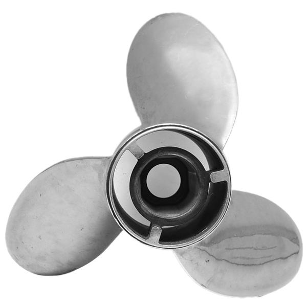 Mercury mirage plus 48-13703 14 3/4 inch x 21 pitch lh ss boat propeller