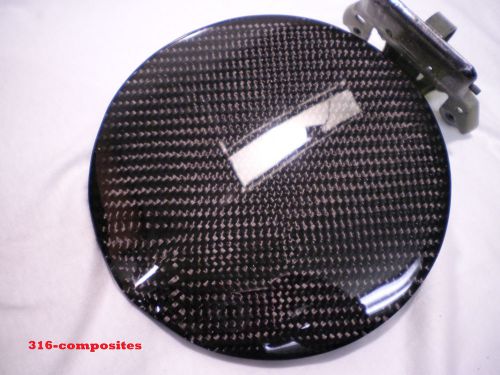 94-04 ford mustang carbon fiber fuel door gas lid