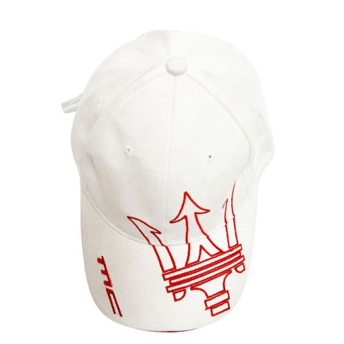 Maserati white mc cap