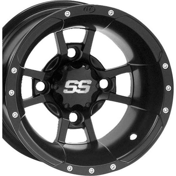 Matte black 10x5, 4/144, 3+2 itp ss112 sport aluminum wheel