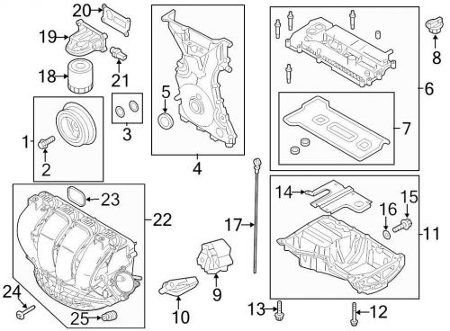 Brand new genuine ford oem engine oil pump #ds7z6600b