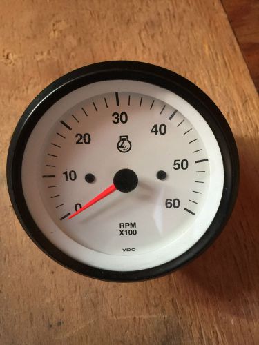 New tachometer vdo universal ob or stern drive inboard 6k faria