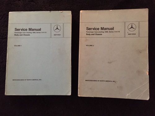 Mercedes-benz mb workshop service manual chassis 114-115 220 240 230 280 oem