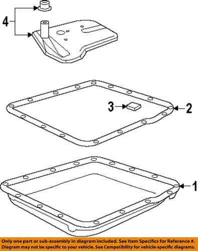 Gm oem 24236933 transmission filter/auto trans filter