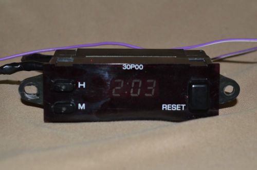 Jdm nissan 300zx z32 oem white display clock working 90-96