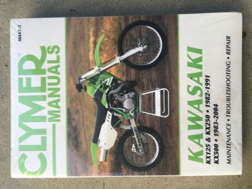 Clymer manual: 1982-1991 kx 125 &amp; 250 1983-2004 kx500