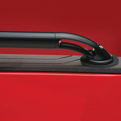 Black locker side rails for 2014 gmc sierra hd 6.5&#039; box by putco