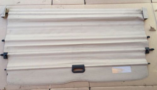 2000 - 2006 bmw e70 x5 factory cargo cover retractable trunk privacy shade tan