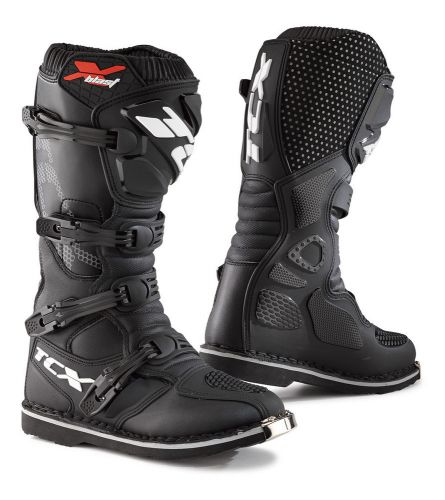 Tcx x-blast men&#039;s motocross mx motorcycle boots black 9670 ce rated